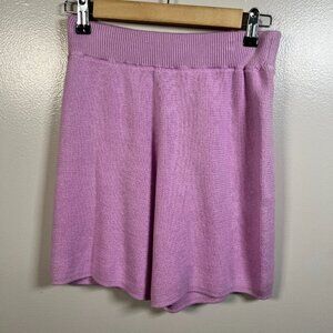 Mr. Mittens Knit High Waist Shorts Size XS/Small Lilac Purple Lounge Casual